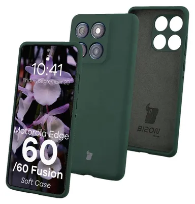 Produktbild von Bizon Soft Case Motorola Edge 60 Fusion / 60 dunkelgrün