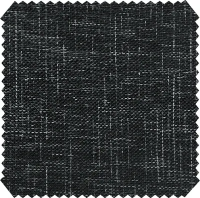 Produktbild von novely® OXFORD 330D - Outdoor-Stoff im Leinen-Look - Wasserabweisender Polyester-Möbelstoff - Mélange Polsterstoff - Pflegeleichte Meterware 1lfm - Farbe: 03 Schwarz