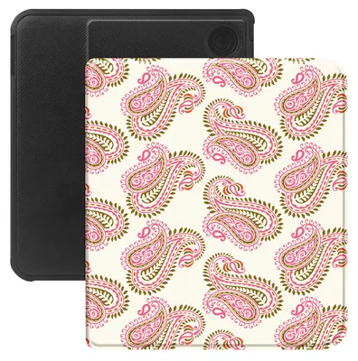 Productafbeelding van Selencia Vivid Bookcase voor de Kobo Libra Colour / Libra 2 - Paisley Blush