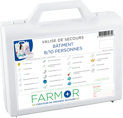 Image de Valise de secours pour 8/10 personnes - FARMOR - VAL 2636 BAT
