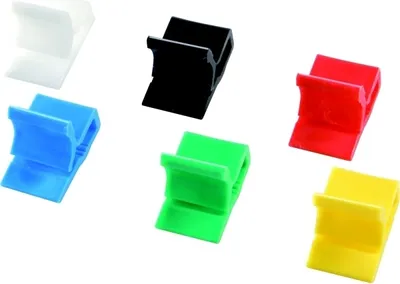 Produktbild von Briefklemmer Zacko 12x18 mm VE=10 Stück Grundfarben sortiert