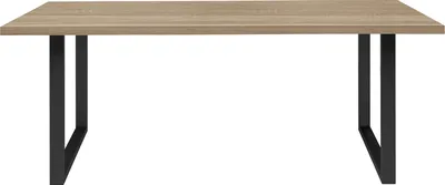 Produktbild von möbelando Esszimmertisch Küchentisch Speisetisch Holztisch Esstisch Tisch Talbert XI Sonoma-Eiche/Schwarz