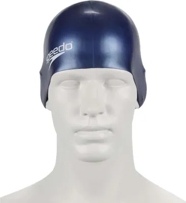 Produktbild von Speedo Plain Moulded Junior Badekappe Blau Blau One Size