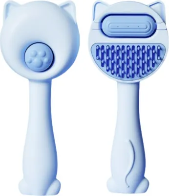 Produktbild von INF Neuer Haustiermassage-Reinigungskamm mit Wassertank Blau