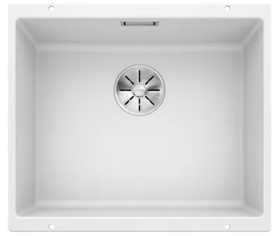 Produktbild von BLANCO SUBLINE 500-U, Schrankwaschbecken, Silgranit, Weiß, 60 cm, Deutschland