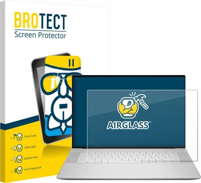 Produktbild von BROTECT Schutzglas für Dell 16 Premium Laptop Schutzfolie Panzer Folie Glas Display Schutz klar