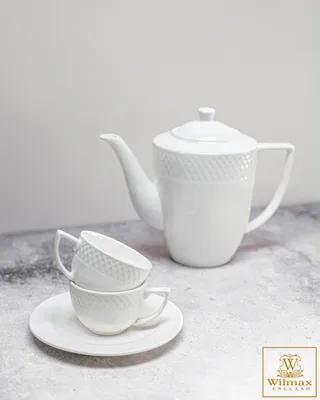 Produktbild von Wilmax Porzellan Kaffeekanne 750 ml Weiß WL-880111/1C