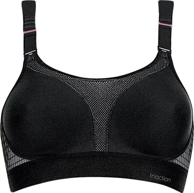 Obrázek produktu pro Triumph Triaction Extreme Lite, Sporty, Černá, Bez kostic, Jednobarevný, Ženy, Pilates, Běhání