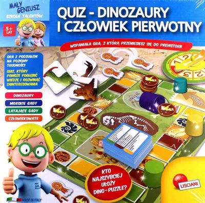 Produktbild von Kleines Genie-Quiz: Dinosaurier und Urmenschen