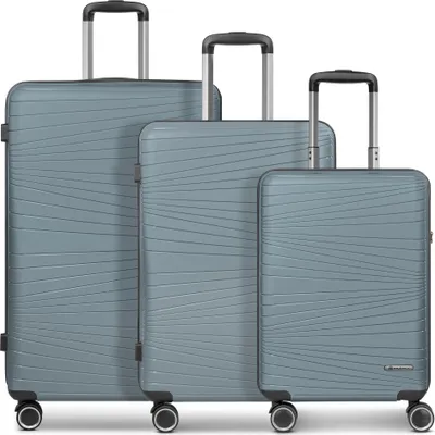 Image de Franky Dallas 3.0 Set de valises à 4 roulettes 3 pièces avec soufflet extensible
