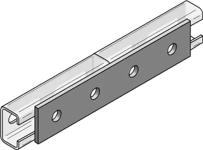 Produktbild von MEFA Flachverbinder 4-Lo., für C-Profil 35, Stex 35 Lochung 10,5 mm, 1 Stk.