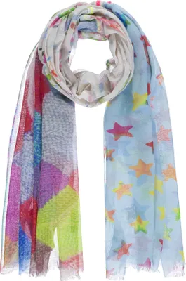 Imagen del producto de Passigatti: Chaleco de punto con motivos de estrellas para mujer, en color blanco claro