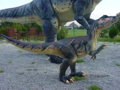 Produktbild von Design Dinosaurier Figur Statue Skulptur Figuren Skulpturen Dekoration Deko Dino