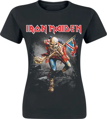 Produktbild von Iron Maiden T-Shirt Damen Vintage Trooper schwarz XL