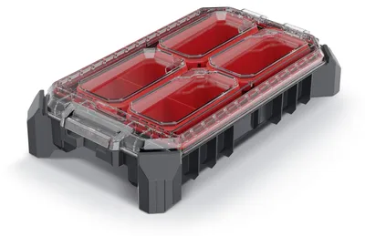 Image de Organisateur d'outils MSX 25 plus bas KMX40258B Boîte de tri Kistenberg Boîte d'assortiment Stockage de petites pièces Boîte de petites pièces