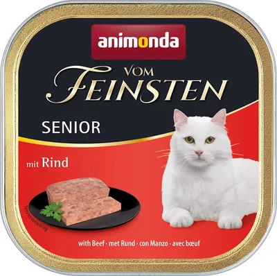 Zdjęcie produktu dla Animonda Vom Feinsten Senior z wołowiną 100gx32