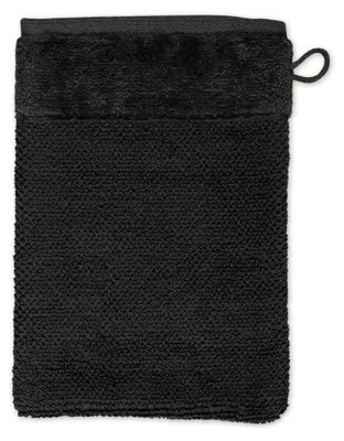 Produktbild von MÖVE Bamboo Luxe, Baumwolle, Viskose, Einfarbig, Schwarz, Waschlappen, 1 Stück(e)