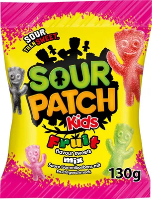 Produktbild von Maynards Bassetts Sour Patch Kids Fruit Mix 130 g / Saure süße Fruchtgummis