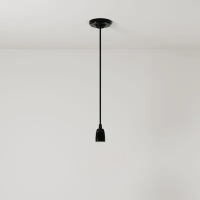 Immagine prodotto di Creative-Cables Lampada a sospensione Italy completa di cavo tessile e finiture in porcellana colorata