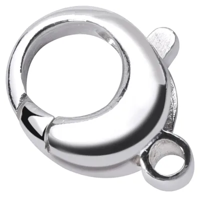 Produktbild von MATERIA Karabiner Verschluss 21mm massiv 4,7g - 925 Silber Schmuck Zubehör Ersatzteil für Armband Kette Z19