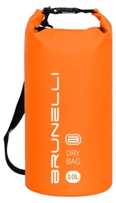 Immagine prodotto di BRUNELLI 10L Dry Bag Borsone impermeabile Zaino Dry bag con tracolla - Colore: arancione