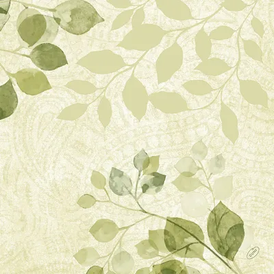 Image de Dunisoft Servietten Feuilles de Paisley 40x40cm