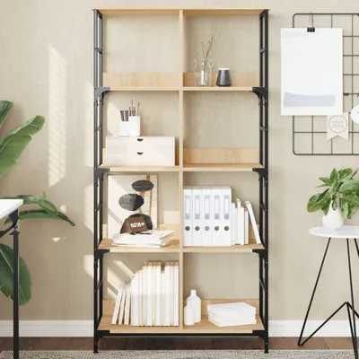 Produktbild von Bücherregal Sonoma-Eiche 78,5x33x153 cm Holzwerkstoff