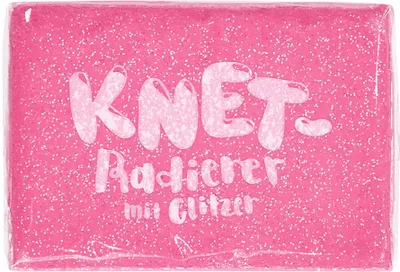 Produktbild von Glitzer Knet-Radierer, leicht formbar durch Handwärme für kreative Knet-Aktionen