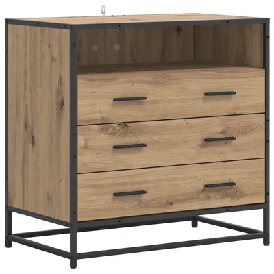 Obrázok produktu pre vidaXL Komoda s 3 zásuvkami, dub Artisan, 70 x 41 x 70 cm