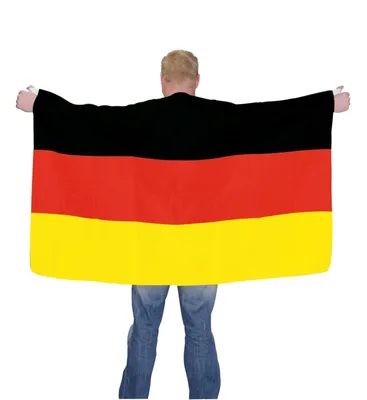 Produktbild von JUNG Fan Fahne Cape Deutschland Fussball WM 2026, Weltmeisterschaft Fanartikel (Fahne, Flagge, Fan Artikel, Mützen, Auto)