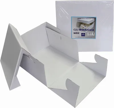 Produktbild von PME CBO801, Kuchenbehälter, Quadratisch, Weiß, 178 mm, 178 mm, 152 mm