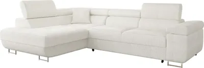 Produktbild von MIRJAN24 Ecksofa Torezio, Stilvoll Eckcouch mit Bettkasten und Schlaffunktion, Moderne Schlafsofa (Farbe: Flow 06, Seite: Links)