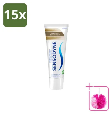 Obrázok produktu pre 15 ks zubnej pasty Sensodyne MultiCare - 75 ml - balenie - 15 kusov
