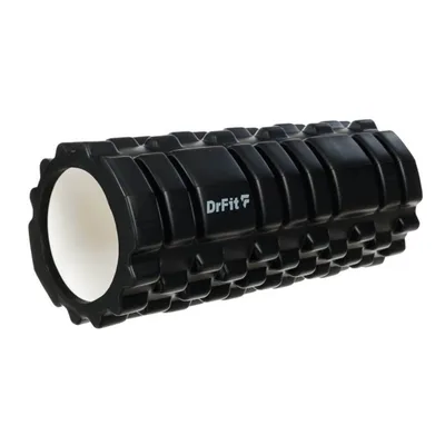 Zdjęcie produktu dla DrFit Roller do rehabilitacji z wypustkami ø15x33 cm (czarny)