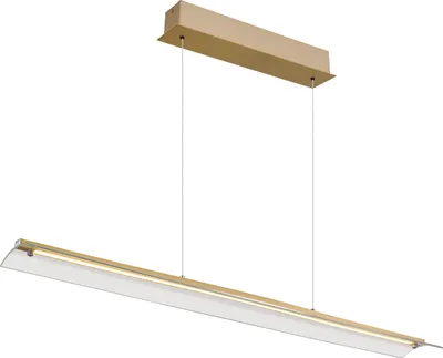 Produktbild von Globo Lighting Hängeleuchte Metall messingfarben matt, LED