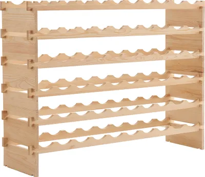 Image de Casier à vin en bois pour 60 bouteilles Casier à vin 110*30*80.5cm