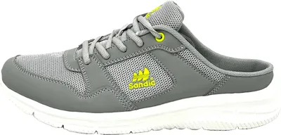 Produktbild von Nowaland Damen Herren Pantoletten Sandalette Slipper Sabots Sneaker ,Hellgrau/Grün, 46