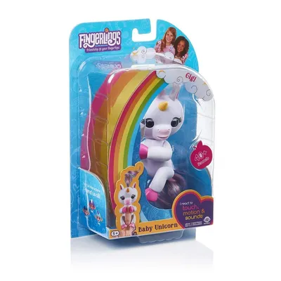 Produktbild von WowWee Fingerlings Unicorn Gigi, Pink, Weiß, Metall, Kunststoff, Tier, Einhorn, 5 Jahr(e), Junge/Mädchen