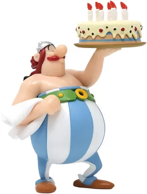 Produktbild von Asterix PVC Figur Obelix Alles Gute zum Geburtstag 8,5 cm