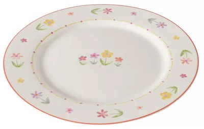 Produktbild von Essteller mit Blumenmuster BLÜMI, Ø 27 cm