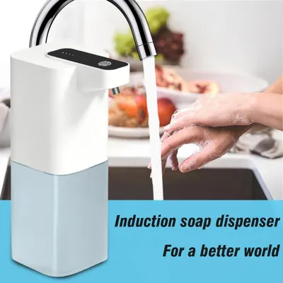 Produktbild von Automatischer Seifenspender - Berührungsloser Schaumseifenspender - Infrarotsensor - Wiederaufladbar über USB-C - Für das Badezimmer