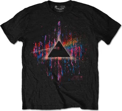 Produktbild von Pink Floyd Dark Side of the Moon Pink Splatter Black S T-Shirt