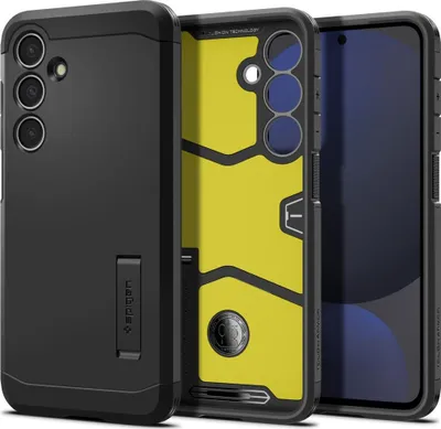 Obrázok produktu pre Spigen Tough Armor, Ochranný obal, Samsung, Galaxy S24 FE, 17 cm (6.7"), Čierna