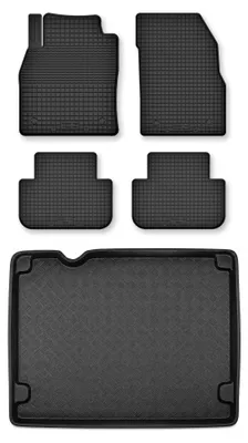 Immagine prodotto di Tappetini a vasca + bagagliaio per Renault Kangoo II 2007- 5 posti 5 pezzi