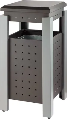 Viereckiger Außenabfallbehälter 36 Liter   VB 667857