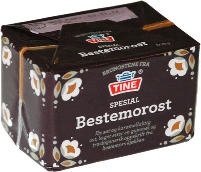 Produktbild von Dunkler Karamellkäse Bestemorost, im Stück
