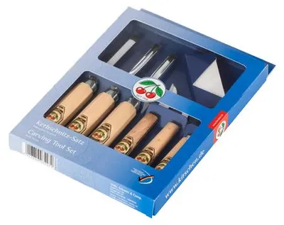 Produktbild von KIRSCHEN Schnitzwerkzeugsatz 7-tlg.  3427000