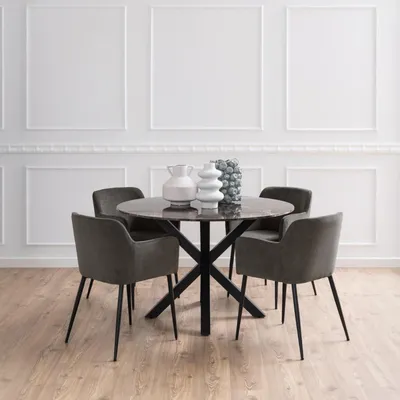 Immagine prodotto di Tavolo da pranzo Heaven 120x120cm marrone.