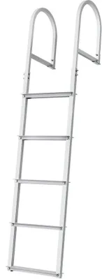 Obrázok produktu pre Kotviaca a otočná plošina – 5 stupňov – nosnosť 227 kg – hliníková zliatina s 3,1 palca širokými stupňami – protišmyková gumová podložka – jednoduchá montáž pre lode