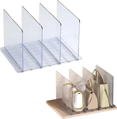 Produktbild von Famanu Handtaschenregal verstellbar - Transparent